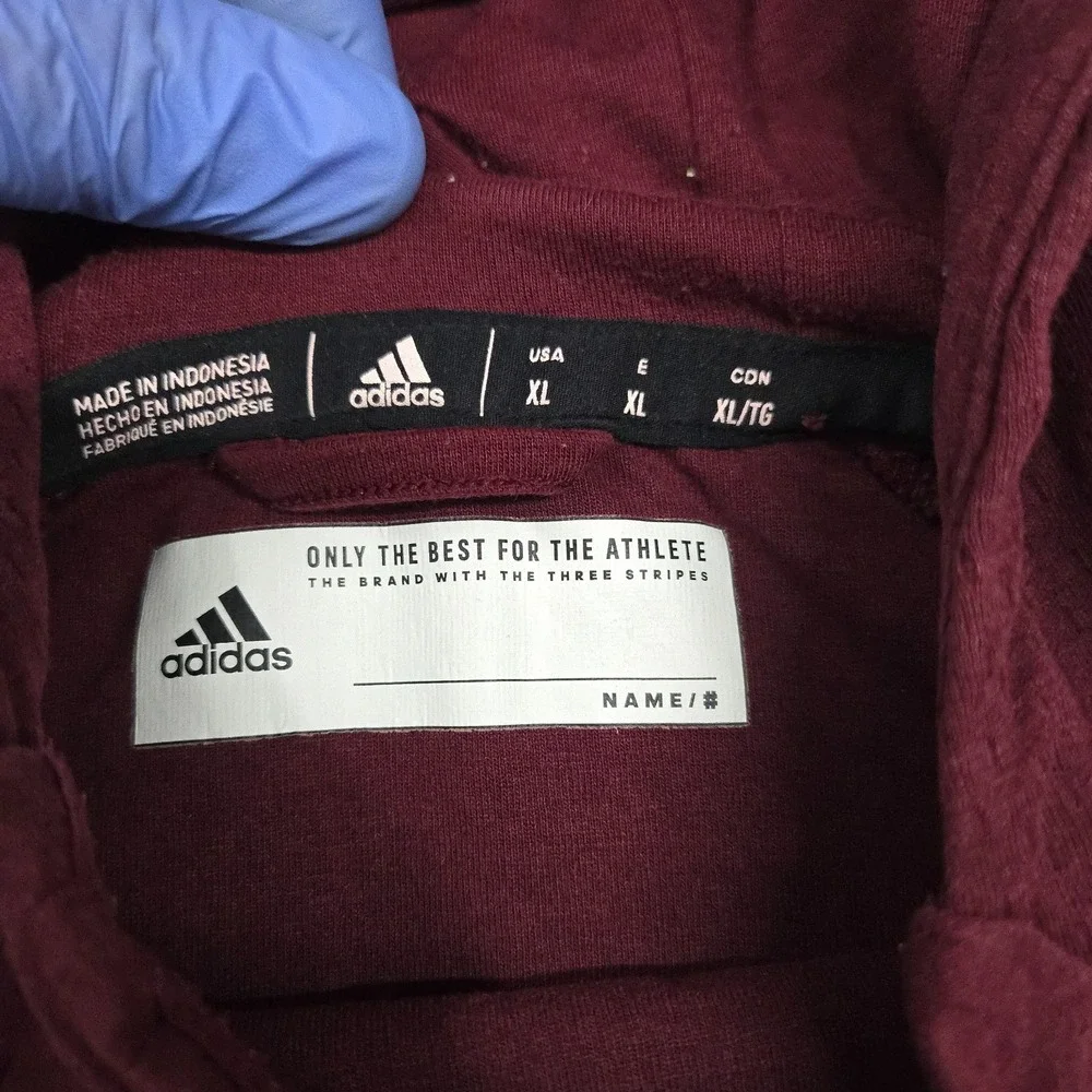 Adidas Mississippi State Bulldogs Hoodie Mens XL Fleece SEC Football Pullover